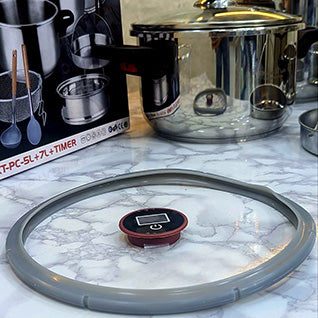 طقم كوكوط منيت "كيتشن لاب" 5في1 (7+5لتر) إنوكس 18/10